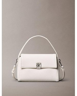 Calvin Klein Pebble Grain Shoulder Bag - Natural
