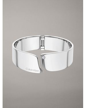Calvin Klein Minimalist Organic Shape Bracelet - Grey