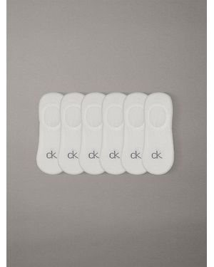 Calvin Klein 6-Pack Antislip Footies - Grijs
