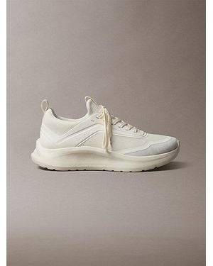 Calvin Klein Ck Curve Lightweight Runner Trainers - Metallic