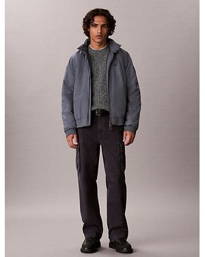 Calvin Klein Jeans Cotton Ribbed Jumper - Grey