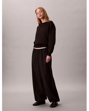 Calvin Klein Premium Terry Sweatshirt - Black