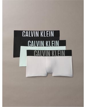 Calvin Klein Intense Power 3-Pack Low Rise Trunk - Gray