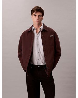 Calvin Klein Giacca-Camicia Anni '90 - Viola