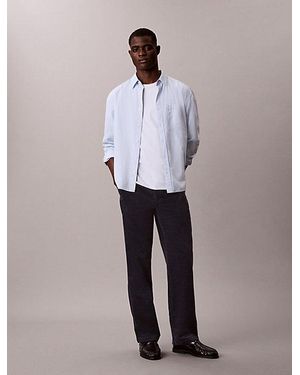 Calvin Klein Jeans 90S Straight Corduroy Chino Trousers - White