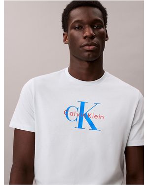 Calvin Klein Calvin Klein Monogram Logo Tee - White