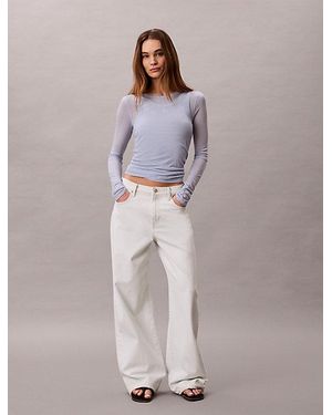 Calvin Klein Jeans Wide Leg Jeans - Multicolour
