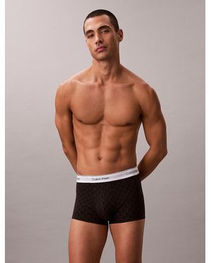 Calvin Klein Boxer Aderenti - Marrone