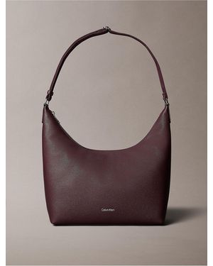 Calvin Klein Logo Strap Shoulder Bag - Brown