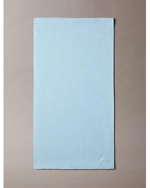 Calvin Klein Schal Mit Klassischem Logo - Blau