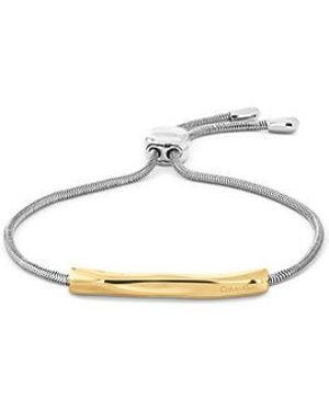 Calvin Klein Verstellbares, Geformtes Armband - Weiß