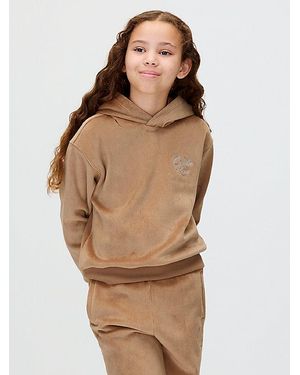 Calvin Klein Jeans Velvet Feece Ribbed Tracksuit - Brown