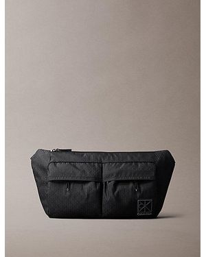 Calvin Klein Water Repellent Ripstop Sling Bum Bag - Grey