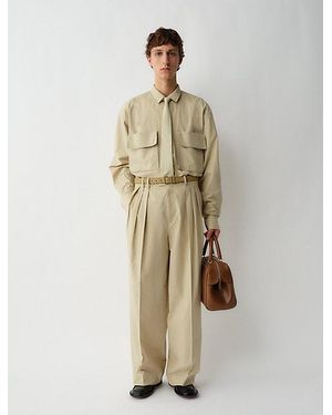 Calvin Klein Baxter Trousers - Natural