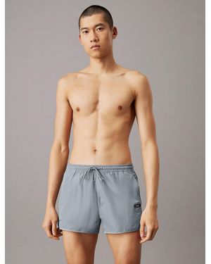 Calvin Klein Short Runner Swim Shorts - Blue