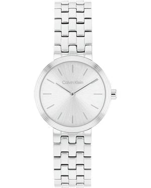Calvin Klein Minimalist Bracelet Watch - White