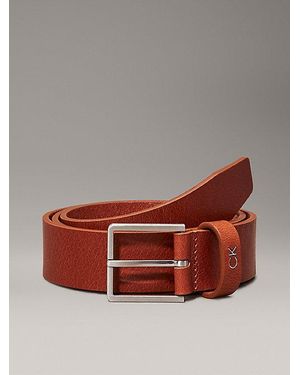 Calvin Klein Leather Belt - Brown