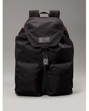 Calvin Klein Rugzak Met Klep - Zwart