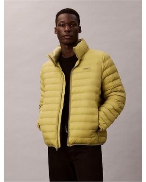 Calvin Klein Nylon Puffer Jacket - Natural