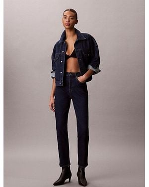 Calvin Klein Jeans Relaxed Denim Jacket - Multicolour