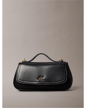 Calvin Klein Hardware Monogram Crossbody Bag - Gray