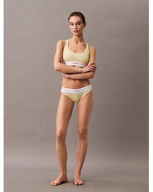 Calvin Klein Braguitas clásicas - Cotton Modal Rib - Verde