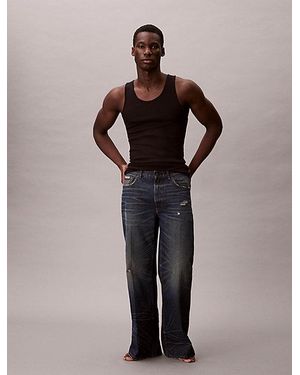 Calvin Klein Jeans Wide Fit Jeans - Multicolour