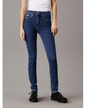 Calvin Klein Mid Rise Skinny Jeans - Blue