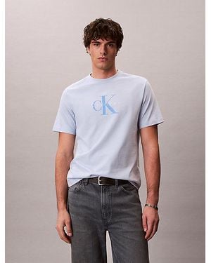 Calvin Klein Ss Hero Monologo Tee, R9F - White