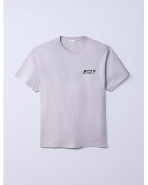 Calvin Klein Jung Kook For Logo Badge Relaxed T-Shirt - Purple