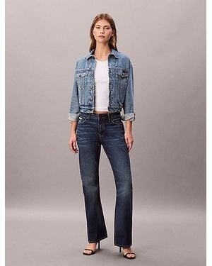 Calvin Klein Relaxed Bootcut Jeans - Azul