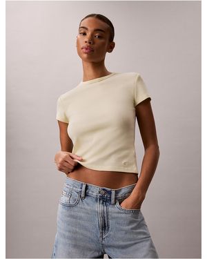 Calvin Klein Calvin Klein Refined Baby Tee - Blue