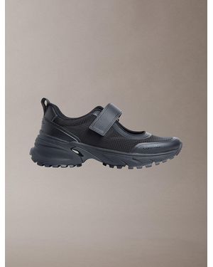 Calvin Klein Trailblazer — Velcro Runner Trainers - Grey