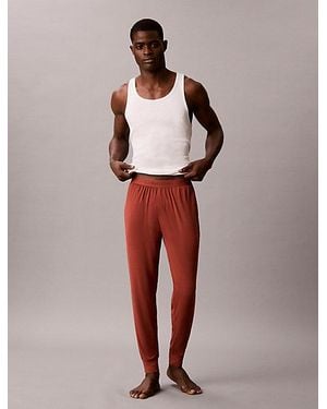 Calvin Klein Pyjama Trousers Ultra Soft Modal - Red