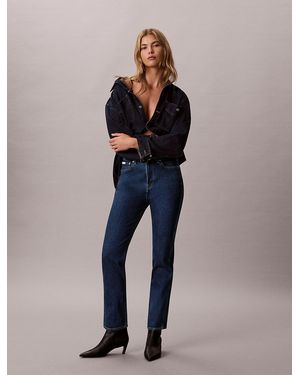 Calvin Klein Archive High Rise Slim Jean - Blue