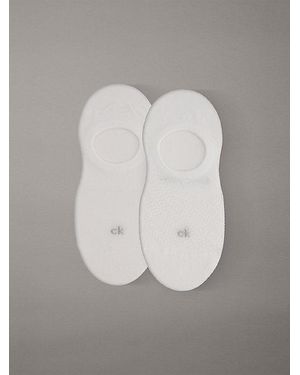 Calvin Klein 2-Pack Onzichtbare Sokken Met Zachte Textuur - Grijs