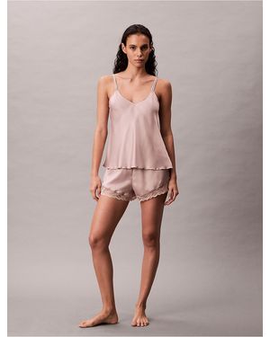 Calvin Klein Satin Sheen Cami - Pink