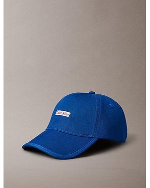 Calvin Klein Denim Adjustable Logo Cap - Blue