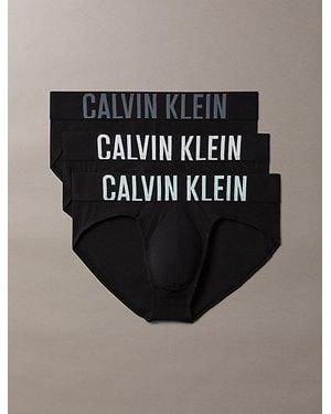 Calvin Klein 3 Pack Briefs Intense Power Cotton - Black