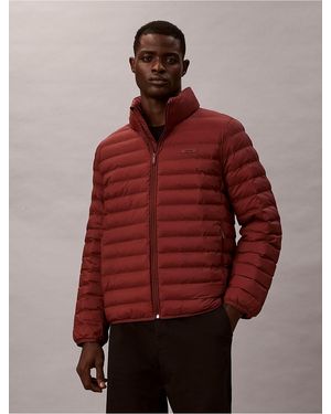 Calvin Klein Nylon Puffer Jacket - Red