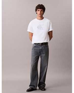 Calvin Klein Jeans Baggy Jeans - White