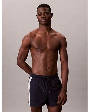 Calvin Klein Short Drawstring Swim Shorts Ck Icon - Multicolour