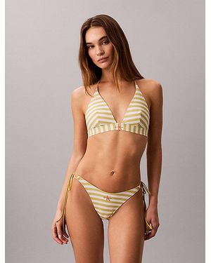 Calvin Klein Halter Triangel Bikinitop - Bruin