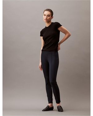 Calvin Klein Ponte Skinny Fit Pants - Multicolor
