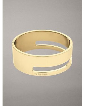 Calvin Klein Minimalistischer Armreif Mit Scharnier - Grau