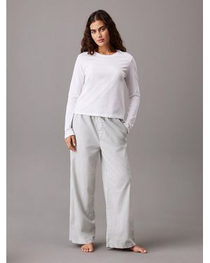 Calvin Klein Trousers Pyjama Set - Grey