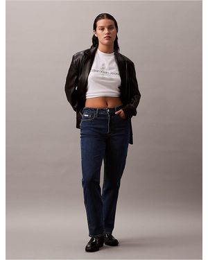 Calvin Klein Calvin Klein Original Curvy Straight Fit Jeans - Multicolor