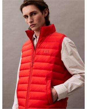 Calvin Klein Calvin Klein Nylon Puffer Vest - Red