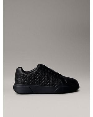 Calvin Klein Jeans Durable Traction Chunky Logo Trainers - Black