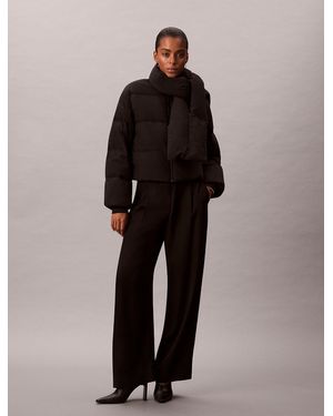 Calvin Klein Short Down Puffer Jacket - Black
